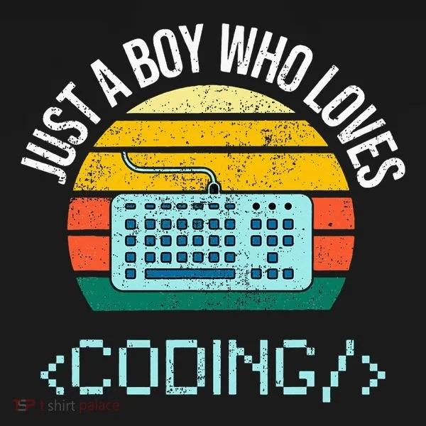 Just A Boy Who Loves Coding Computer Backpack