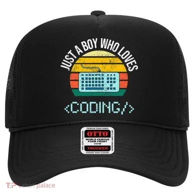 Just A Boy Who Loves Coding Computer Hat