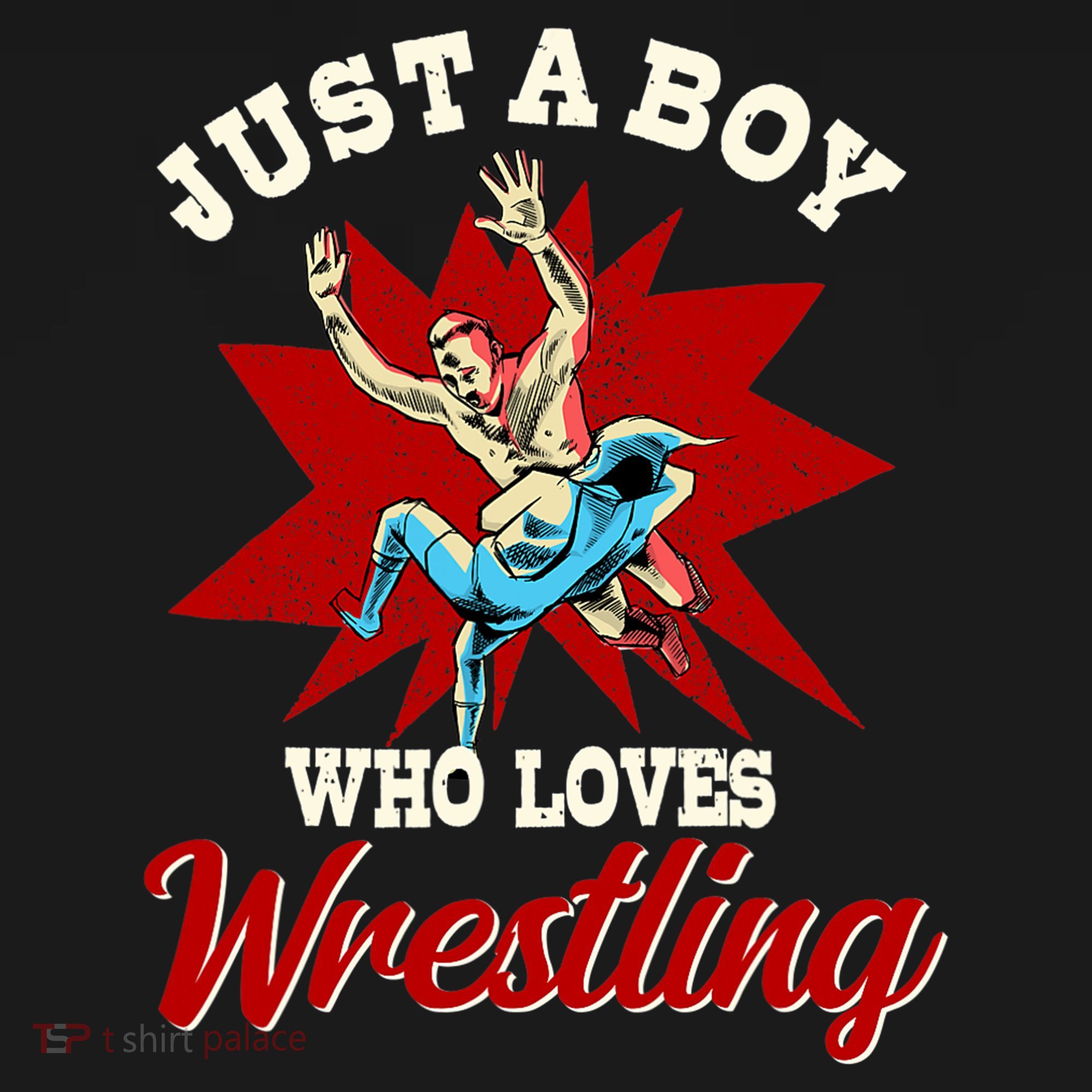 Just A Boy Who Loves Wrestling Wrestle Wrestler Baby Bodysuit
