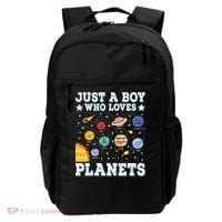 Just A Bo_y Who Loves Planets Solar System Space Science Geek Backpack thumb 0