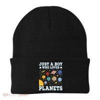Just A Bo_y Who Loves Planets Solar System Space Science Geek Beanie thumb 0