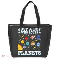 Just A Bo_y Who Loves Planets Solar System Space Science Geek Tote Bag thumb 0