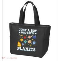 Just A Bo_y Who Loves Planets Solar System Space Science Geek Tote Bag thumb 3