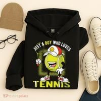 Just A Boy Who Loves Tennis Hoodie thumb 4