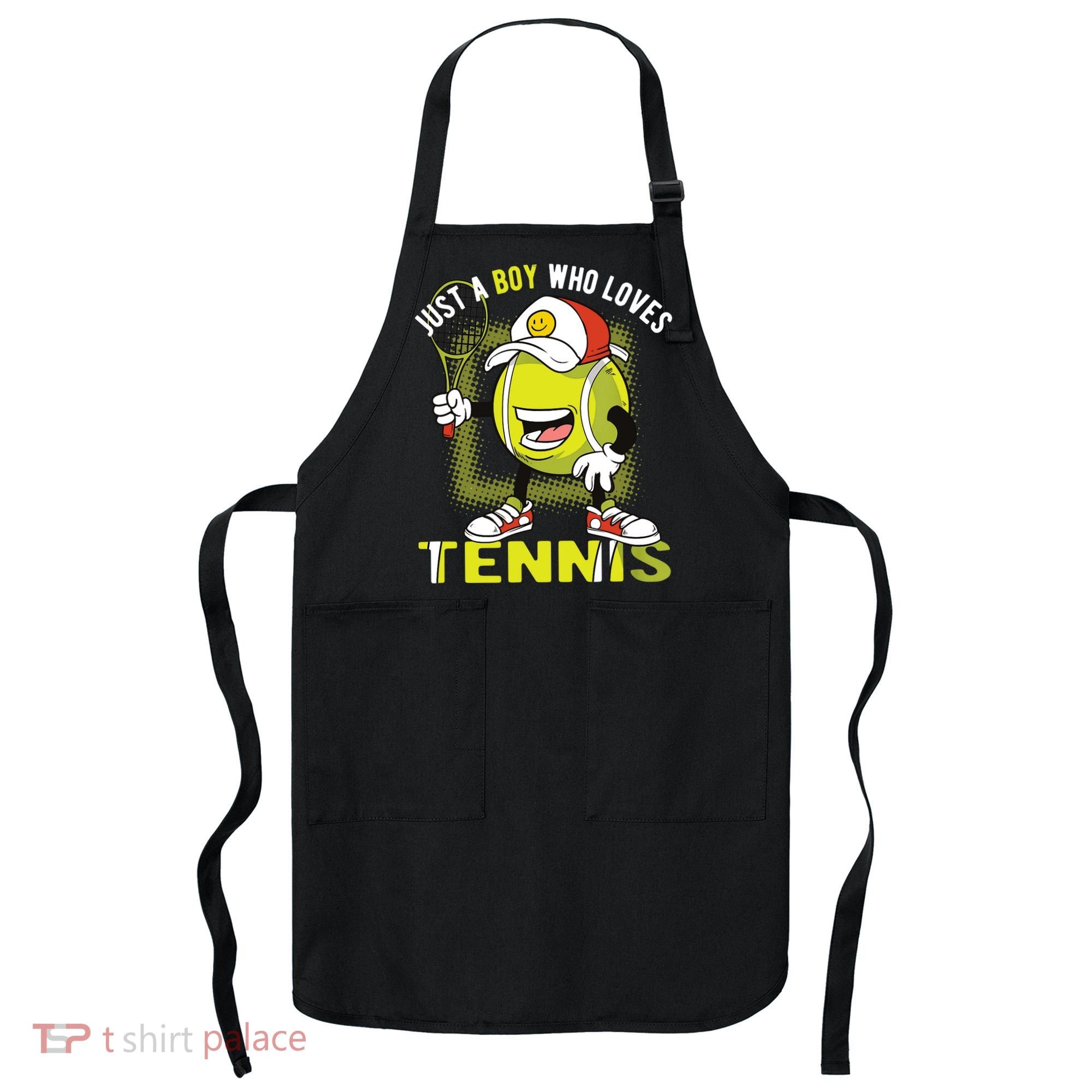 Just A Boy Who Loves Tennis Apron