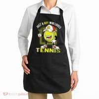 Just A Boy Who Loves Tennis Apron thumb 2