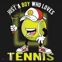 Just A Boy Who Loves Tennis Sweatshirt thumb 3