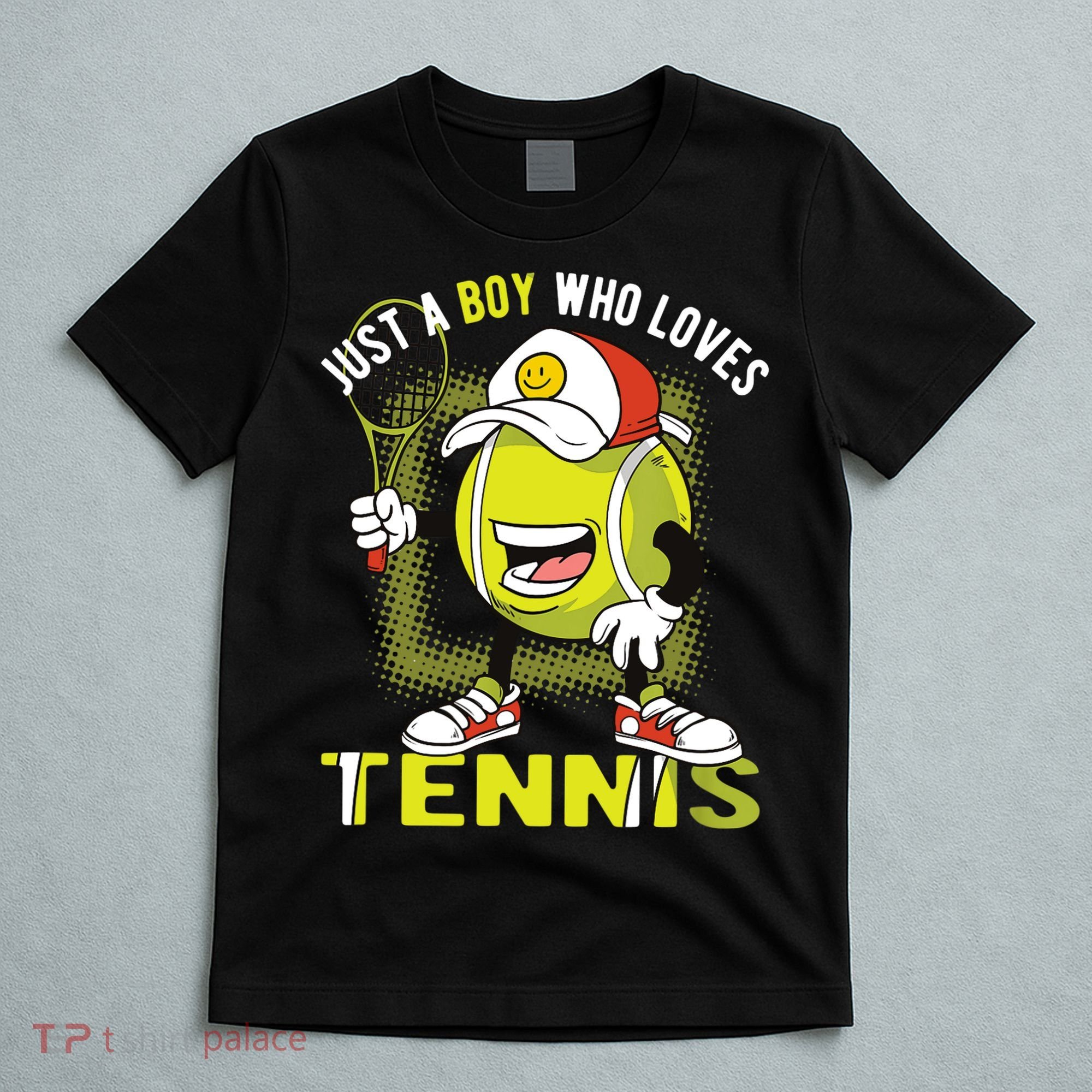 Just A Boy Who Loves Tennis T-Shirt