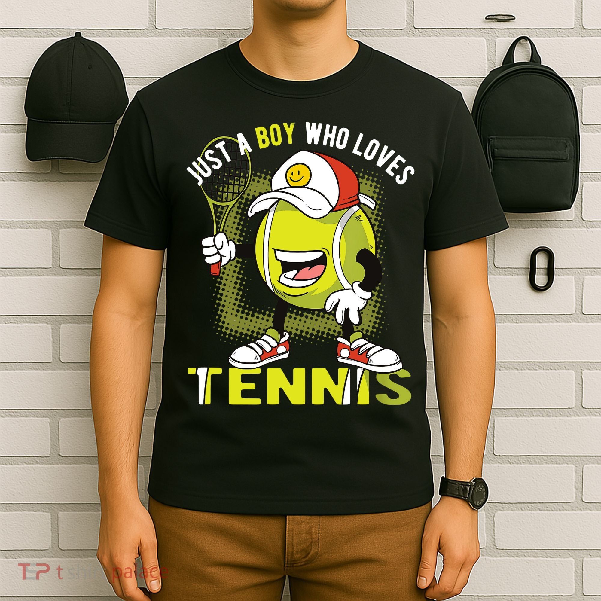 Just A Boy Who Loves Tennis T-Shirt