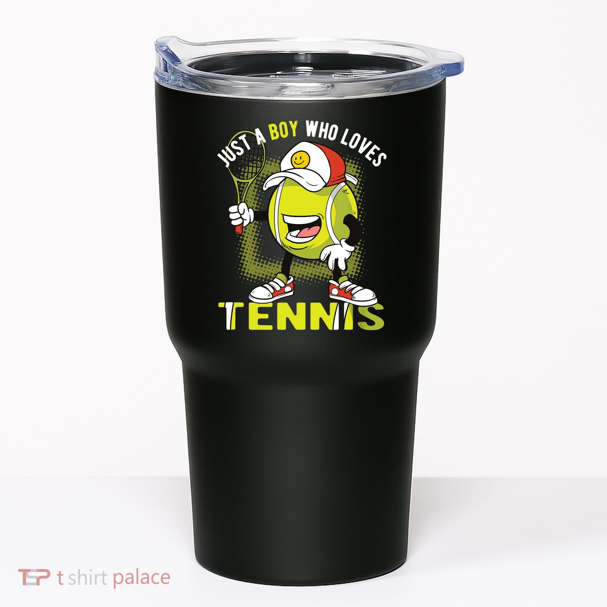 Just A Boy Who Loves Tennis Tumbler