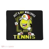 Just A Boy Who Loves Tennis Mousepad thumb 0