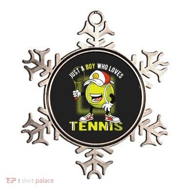 Just A Boy Who Loves Tennis Ornament