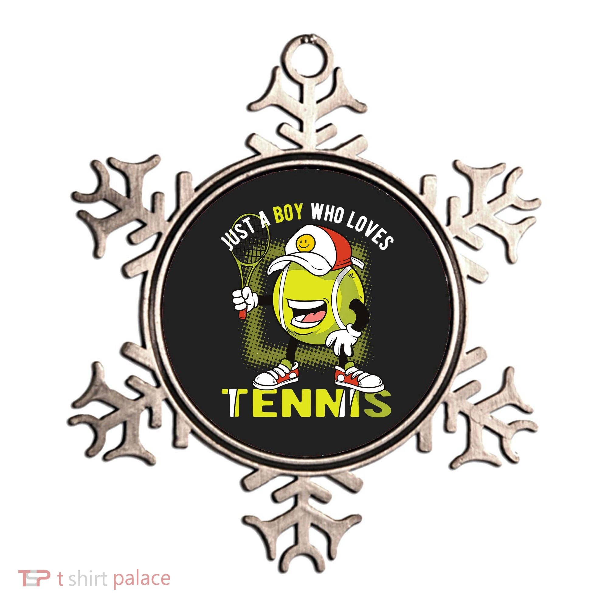 Just A Boy Who Loves Tennis Ornament