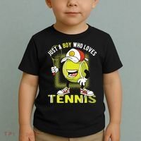 Just A Boy Who Loves Tennis Toddler T-Shirt thumb 2