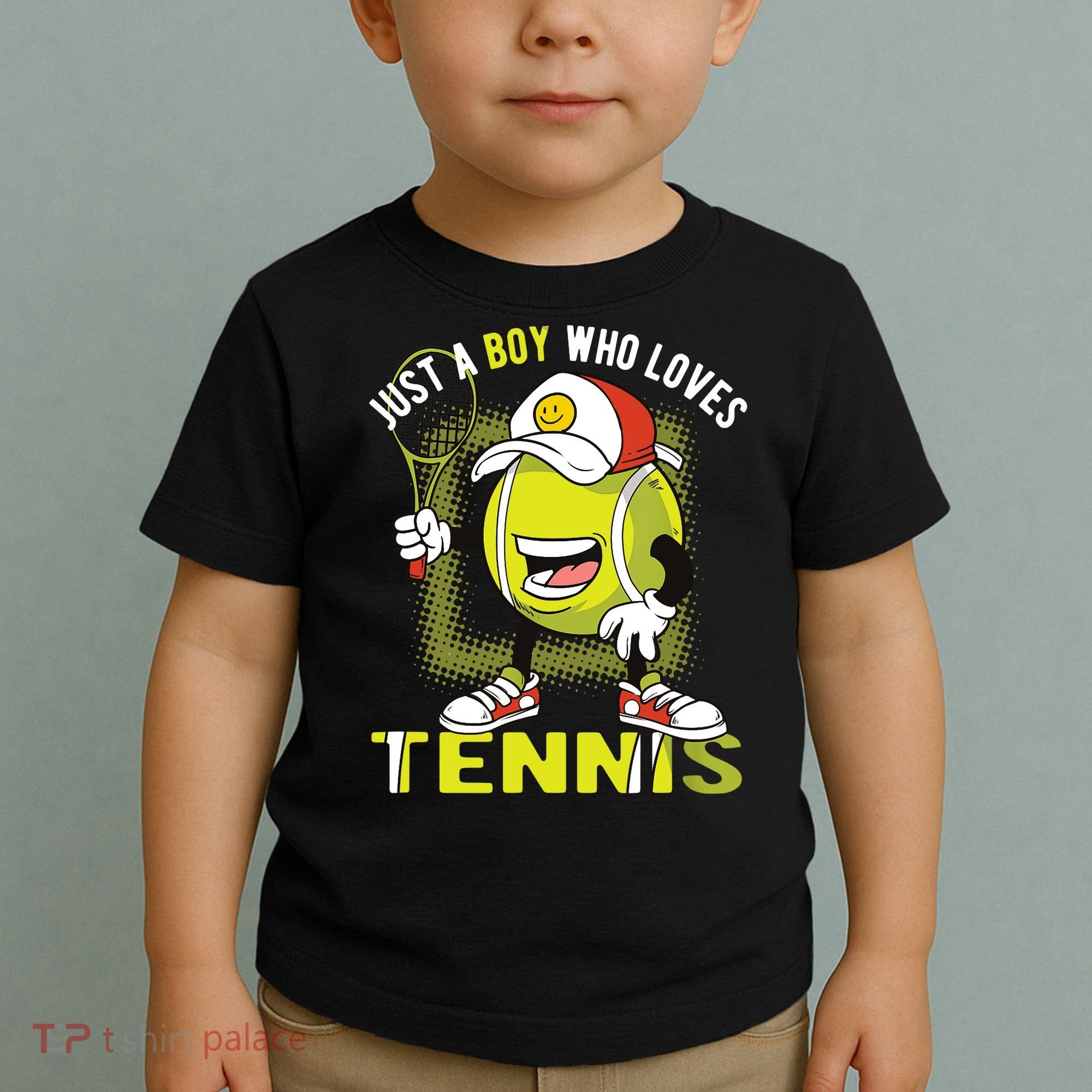 Just A Boy Who Loves Tennis Toddler T-Shirt