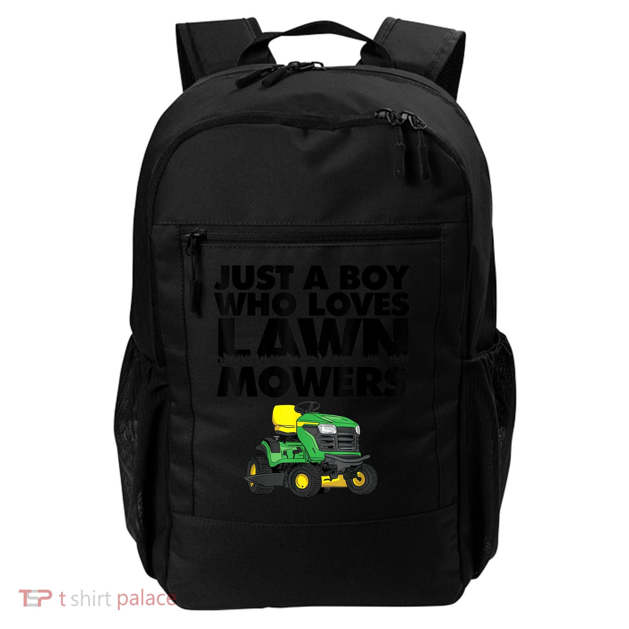 Just A Boy Who Loves Lawn Mowers Backpack