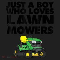 Just A Boy Who Loves Lawn Mowers Beanie thumb 2