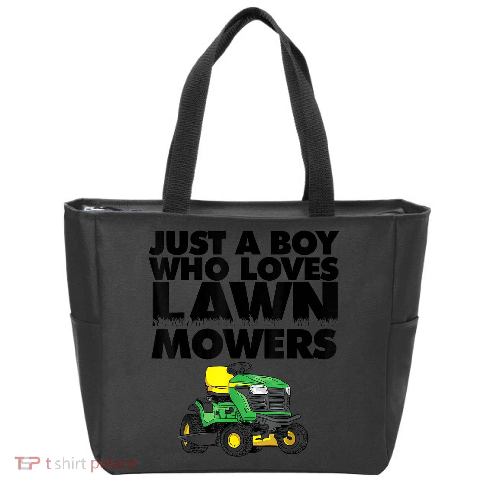 Just A Boy Who Loves Lawn Mowers Tote Bag