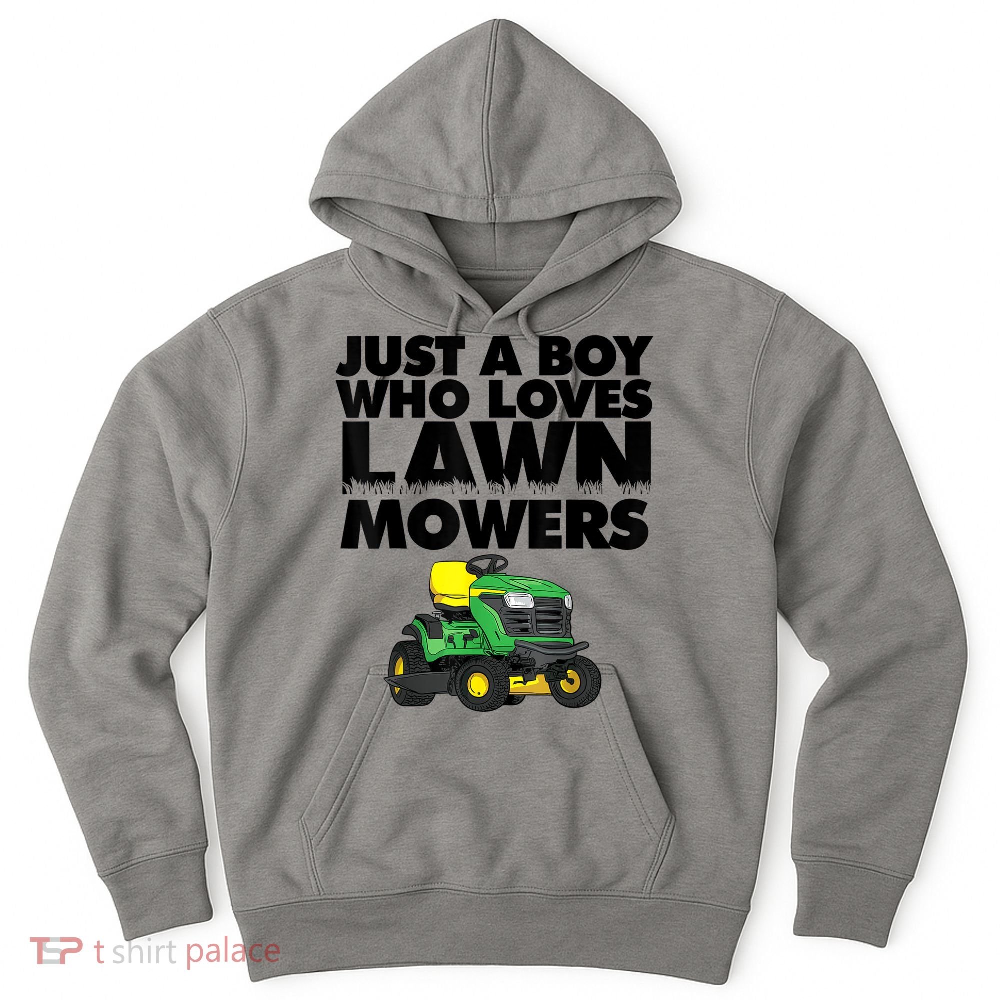 Just A Boy Who Loves Lawn Mowers Hoodie