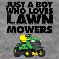 Just A Boy Who Loves Lawn Mowers Hoodie thumb 2