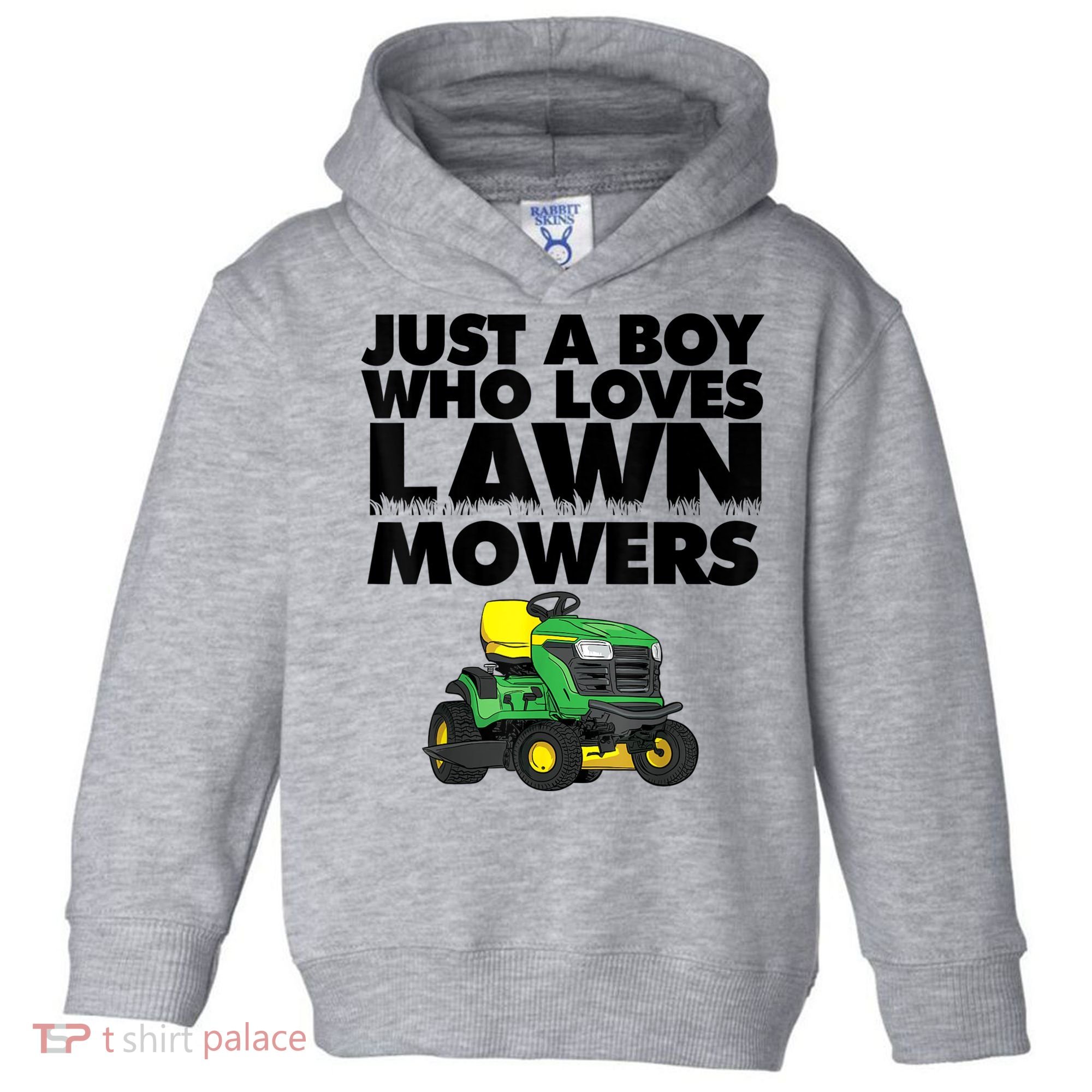 Just A Boy Who Loves Lawn Mowers Toddler Hoodie