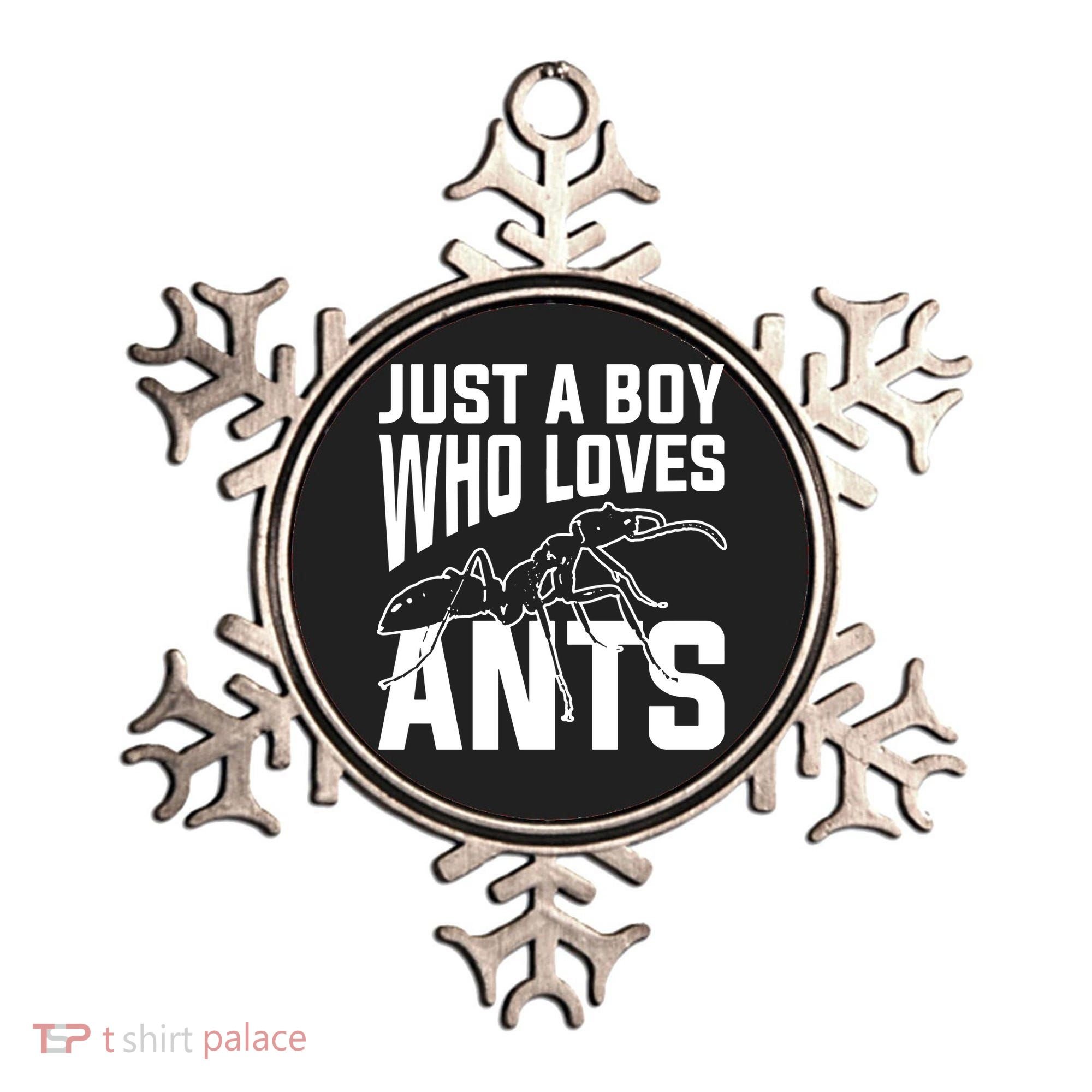Just A Boy Who Loves Ants Ornament