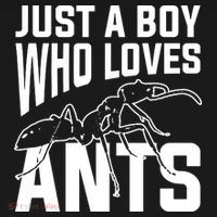 Just A Boy Who Loves Ants Ornament thumb 1