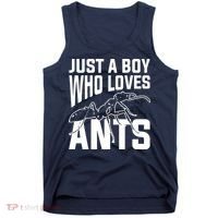 Just A Boy Who Loves Ants Tank Top thumb 0