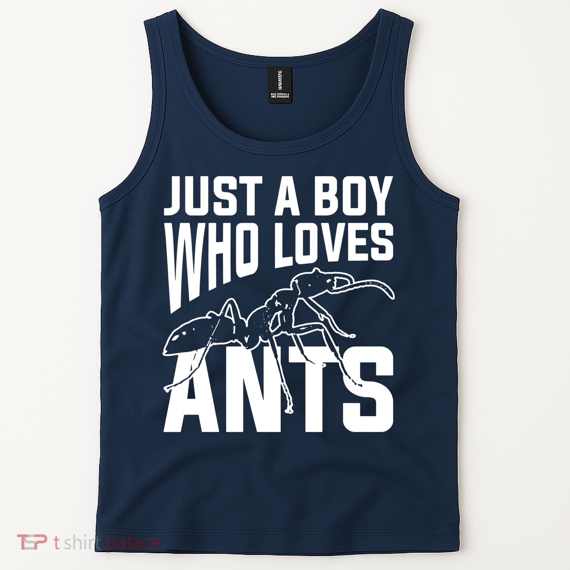 Just A Boy Who Loves Ants Tank Top