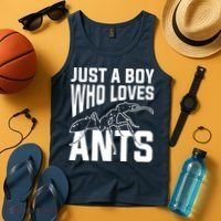 Just A Boy Who Loves Ants Tank Top thumb 4