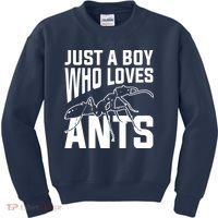 Just A Boy Who Loves Ants Kids Sweatshirt thumb 0