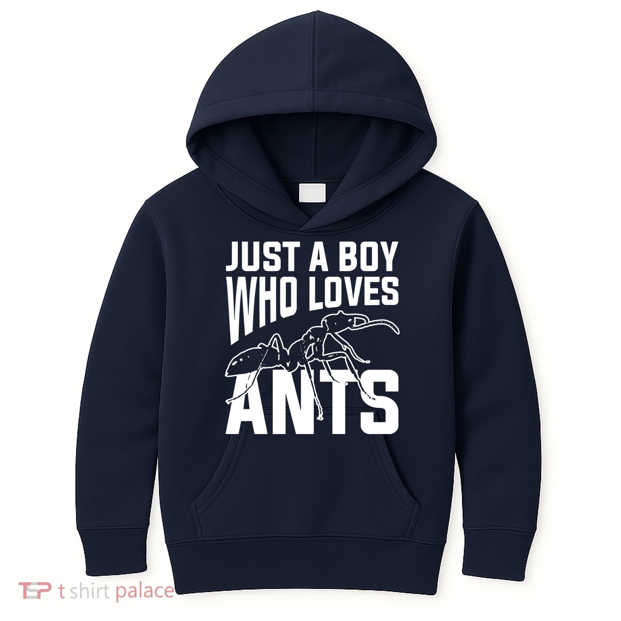 Just A Boy Who Loves Ants Kids Hoodie