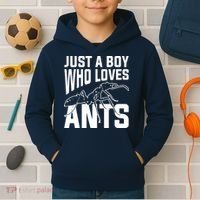 Just A Boy Who Loves Ants Kids Hoodie thumb 2