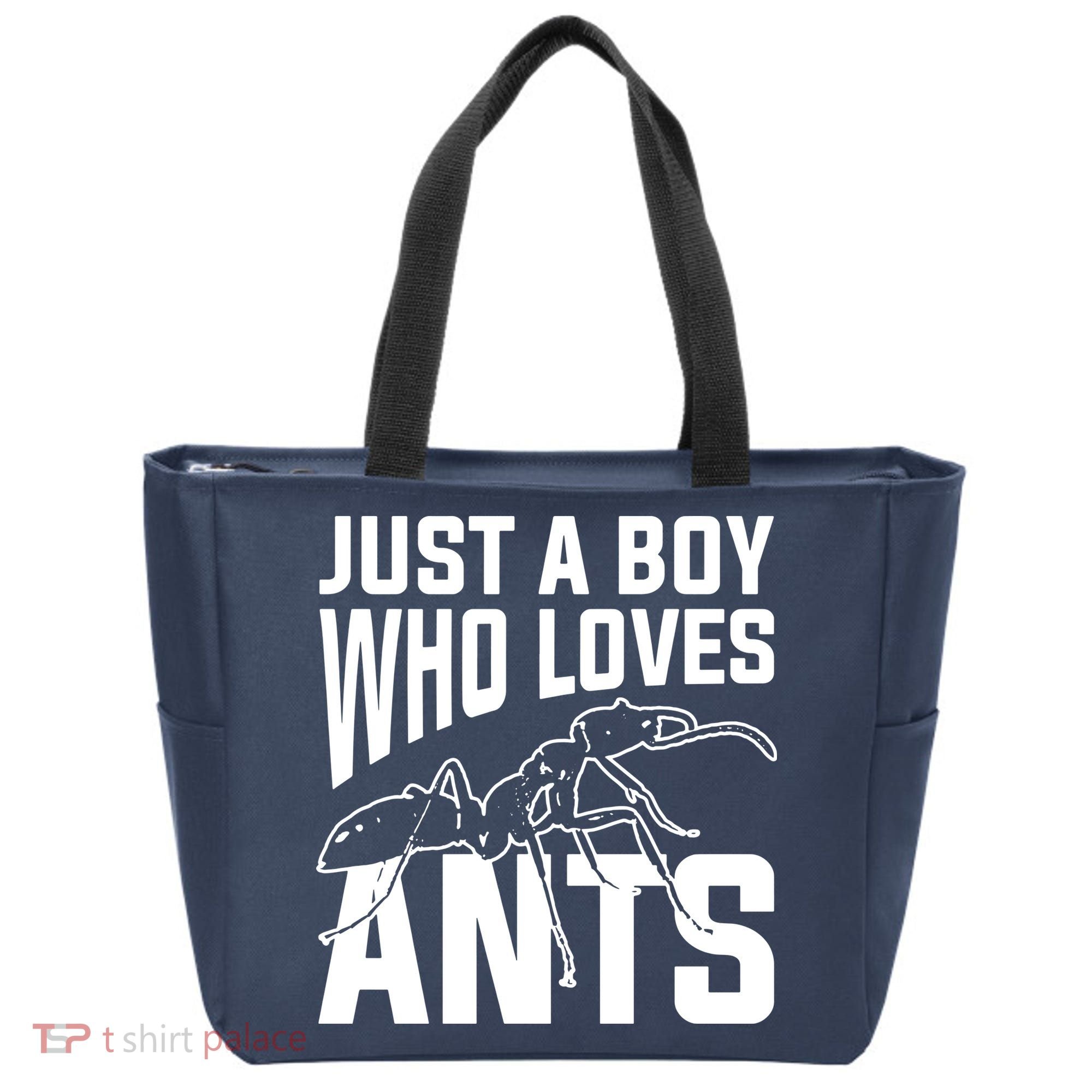 Just A Boy Who Loves Ants Tote Bag