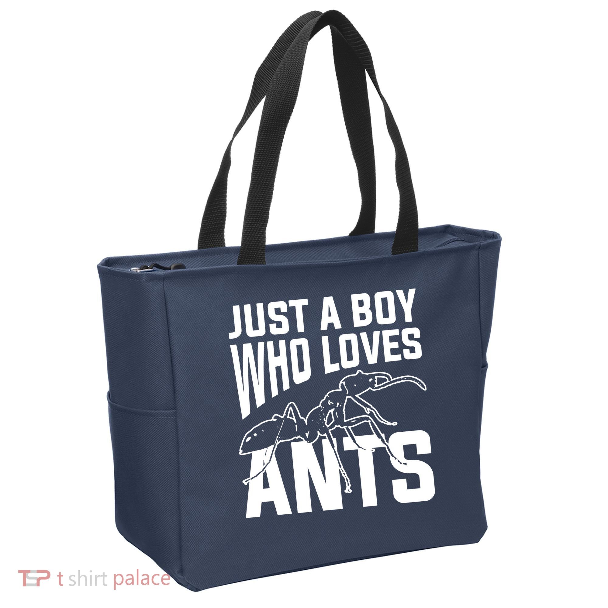 Just A Boy Who Loves Ants Tote Bag