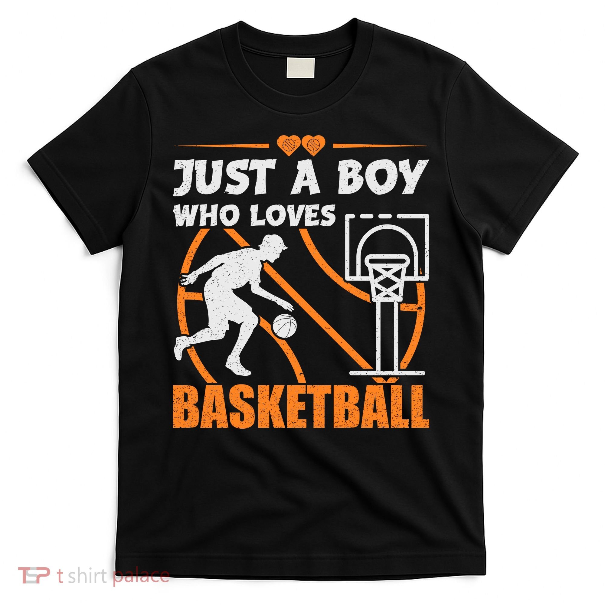 Just A Boy Who Loves Basketball For Boys T-Shirt