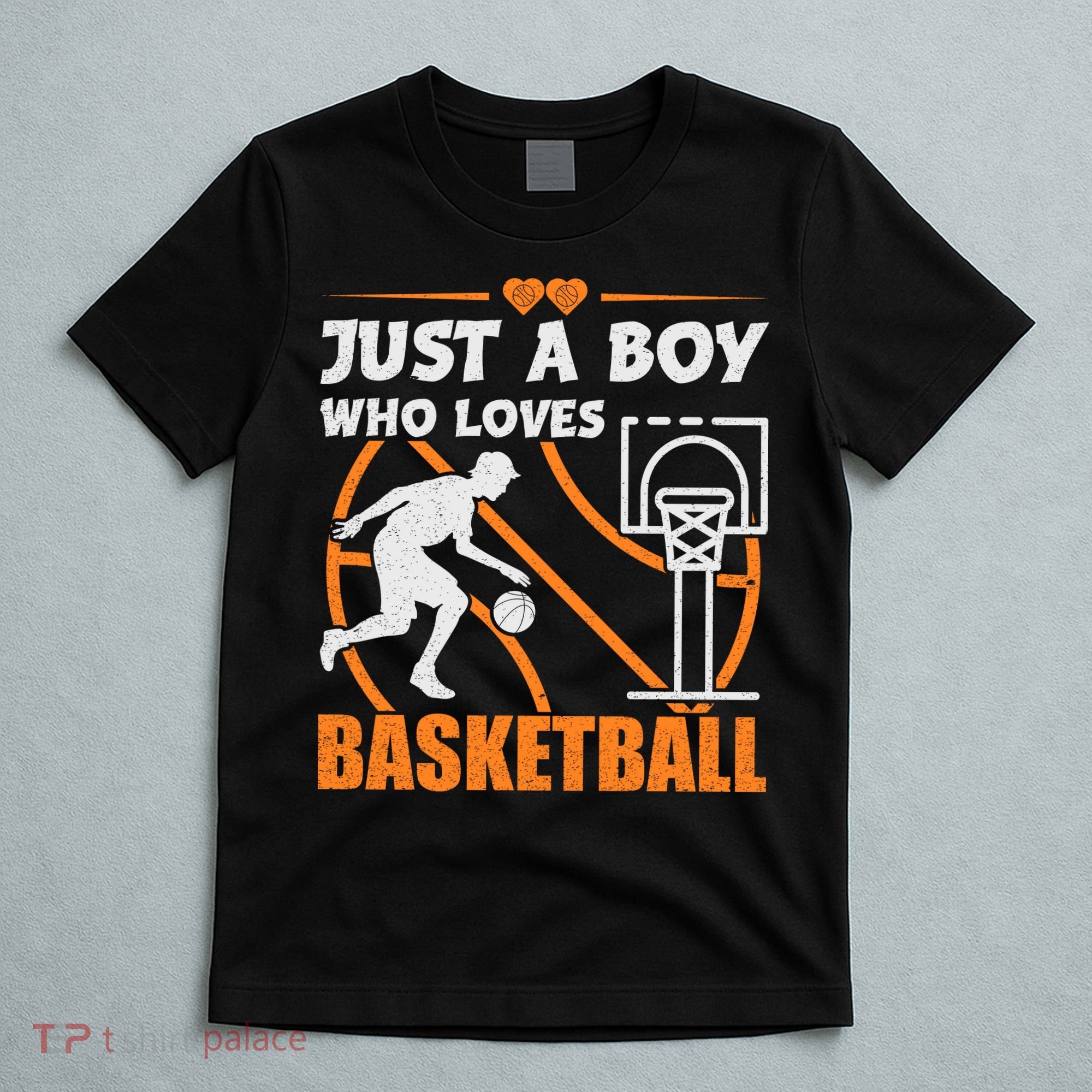 Just A Boy Who Loves Basketball For Boys T-Shirt