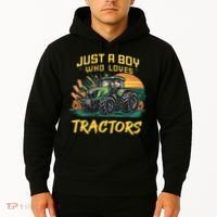 Just A Boy Who Loves Tractors Hoodie thumb 2