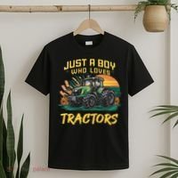 Just A Boy Who Loves Tractors T-Shirt thumb 2