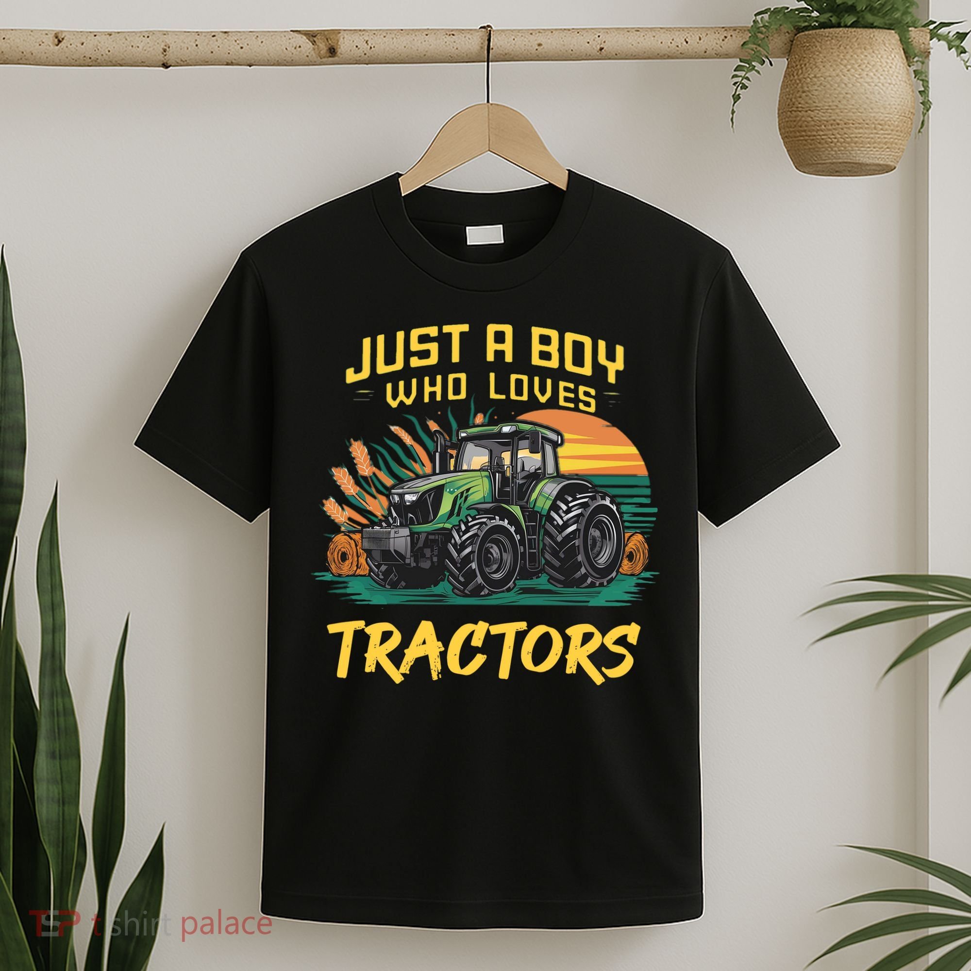 Just A Boy Who Loves Tractors T-Shirt
