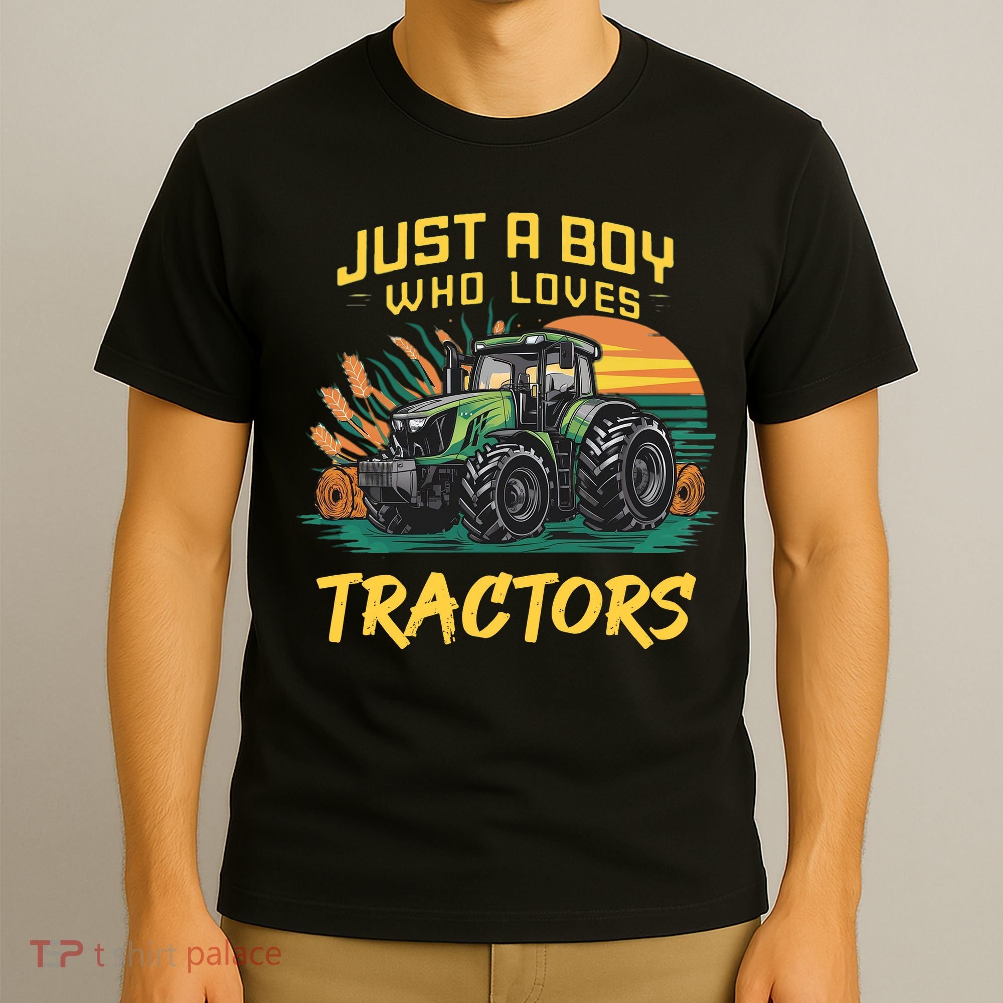 Just A Boy Who Loves Tractors T-Shirt