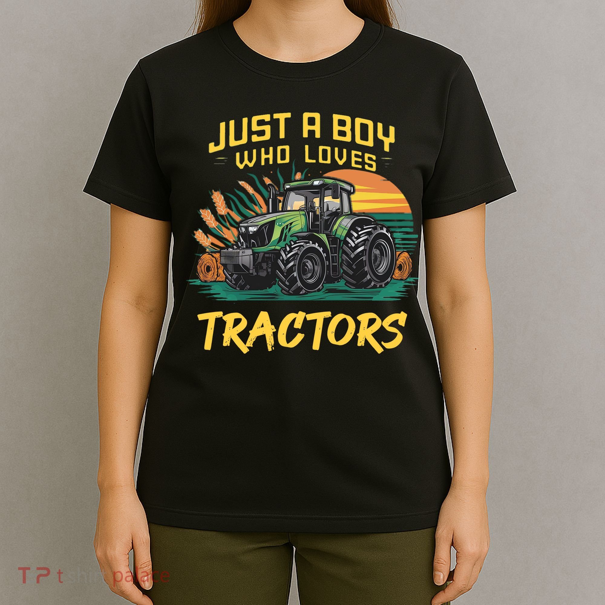Just A Boy Who Loves Tractors T-Shirt