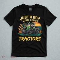 Just A Boy Who Loves Tractors T-Shirt thumb 5