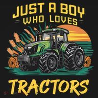 Just A Boy Who Loves Tractors T-Shirt thumb 7