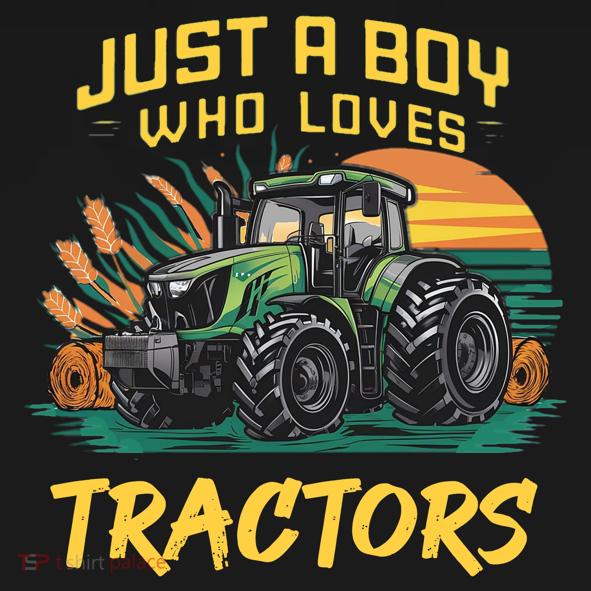 Just A Boy Who Loves Tractors T-Shirt