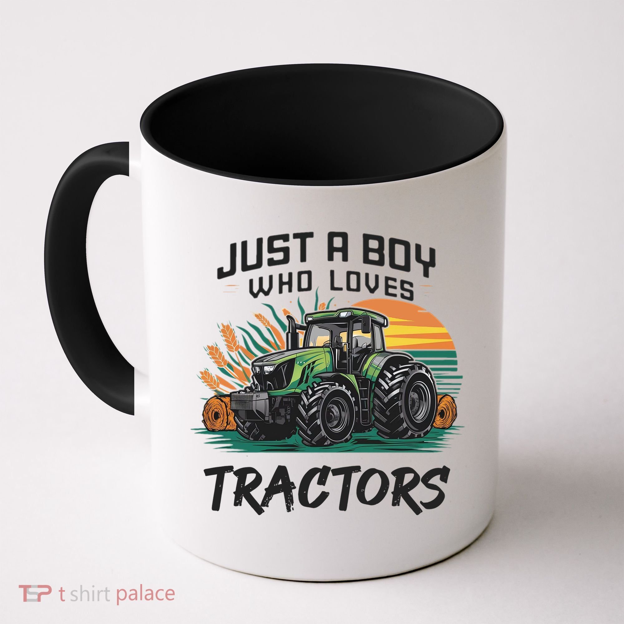 Just A Boy Who Loves Tractors Coffee Mug