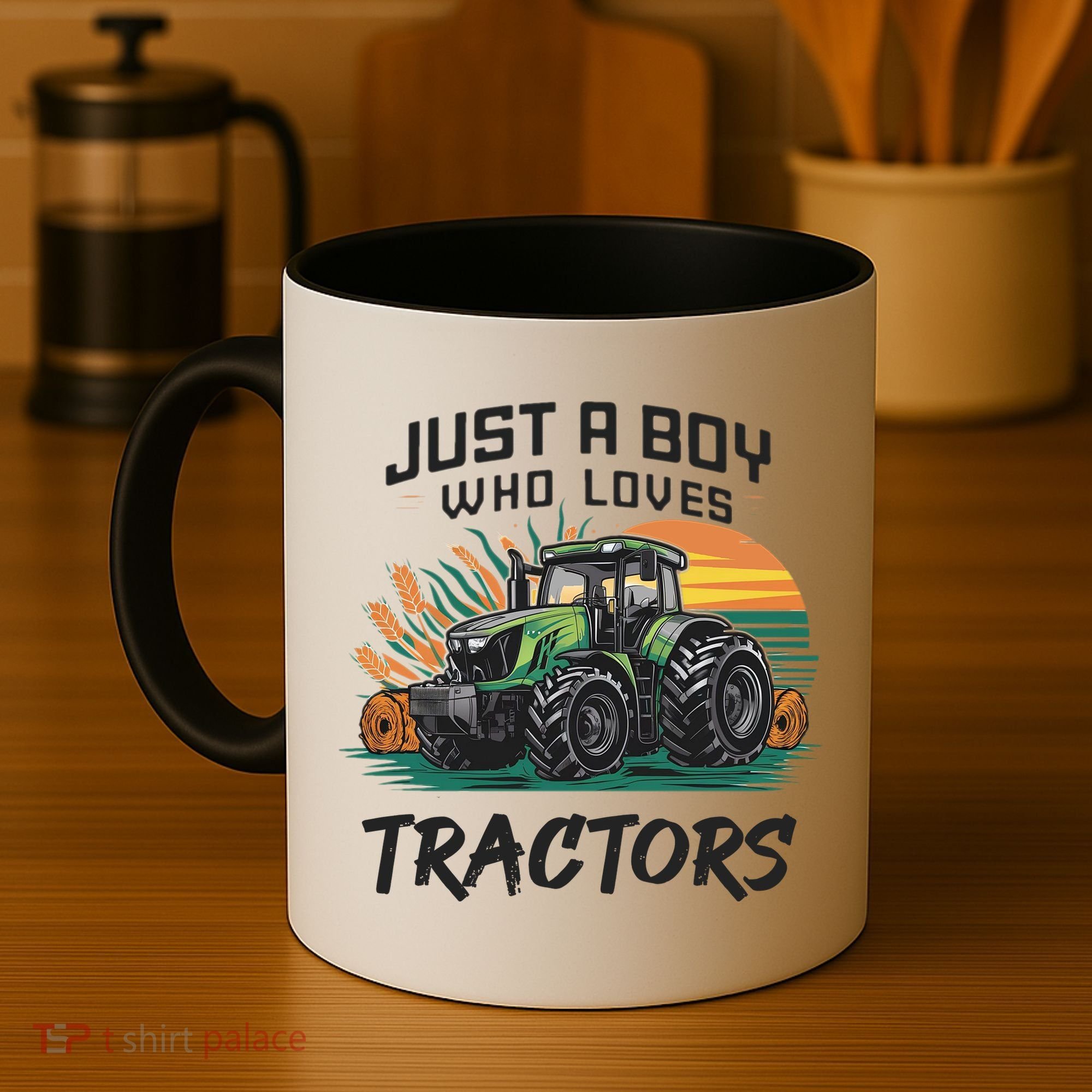 Just A Boy Who Loves Tractors Coffee Mug