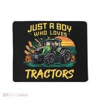 Just A Boy Who Loves Tractors Mousepad thumb 0