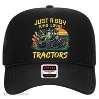 Just A Boy Who Loves Tractors Hat thumb 0