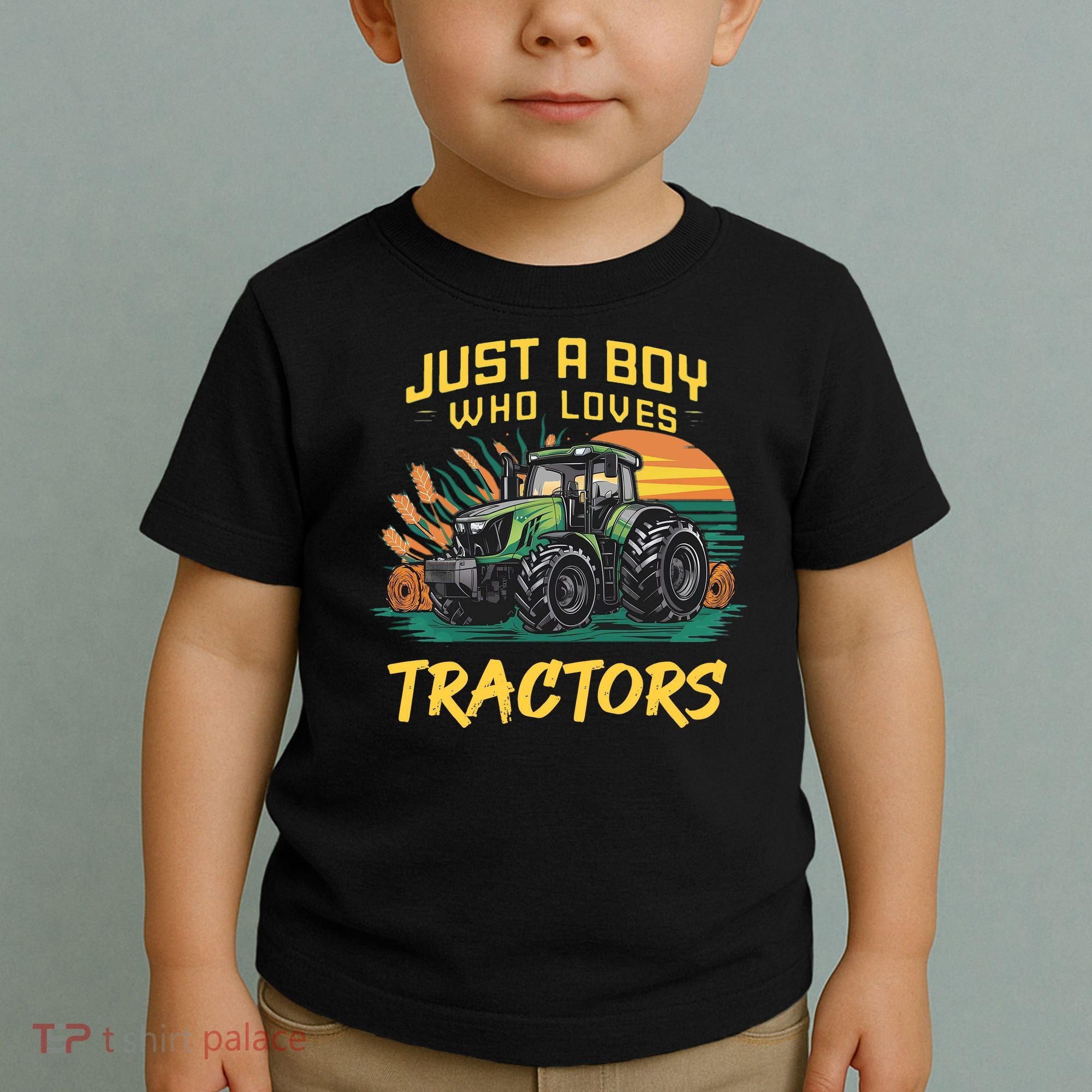 Just A Boy Who Loves Tractors Toddler T-Shirt